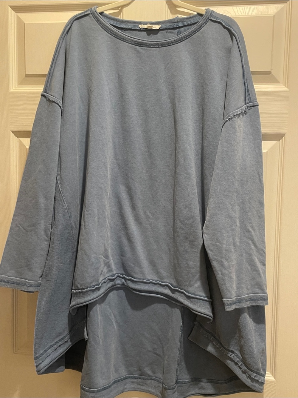 ali & hali Slate Blue Long Sleeve  Top. Medium - Picture 4 of 6